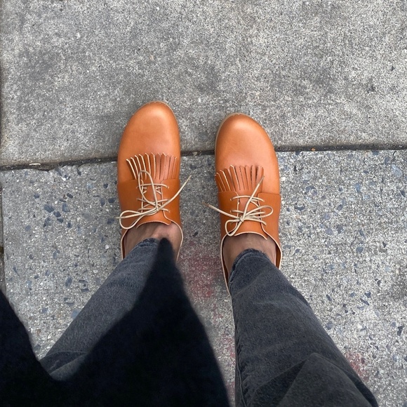 Zoe Platform w Kilt, Whiskey leather - Picture 3 of 12